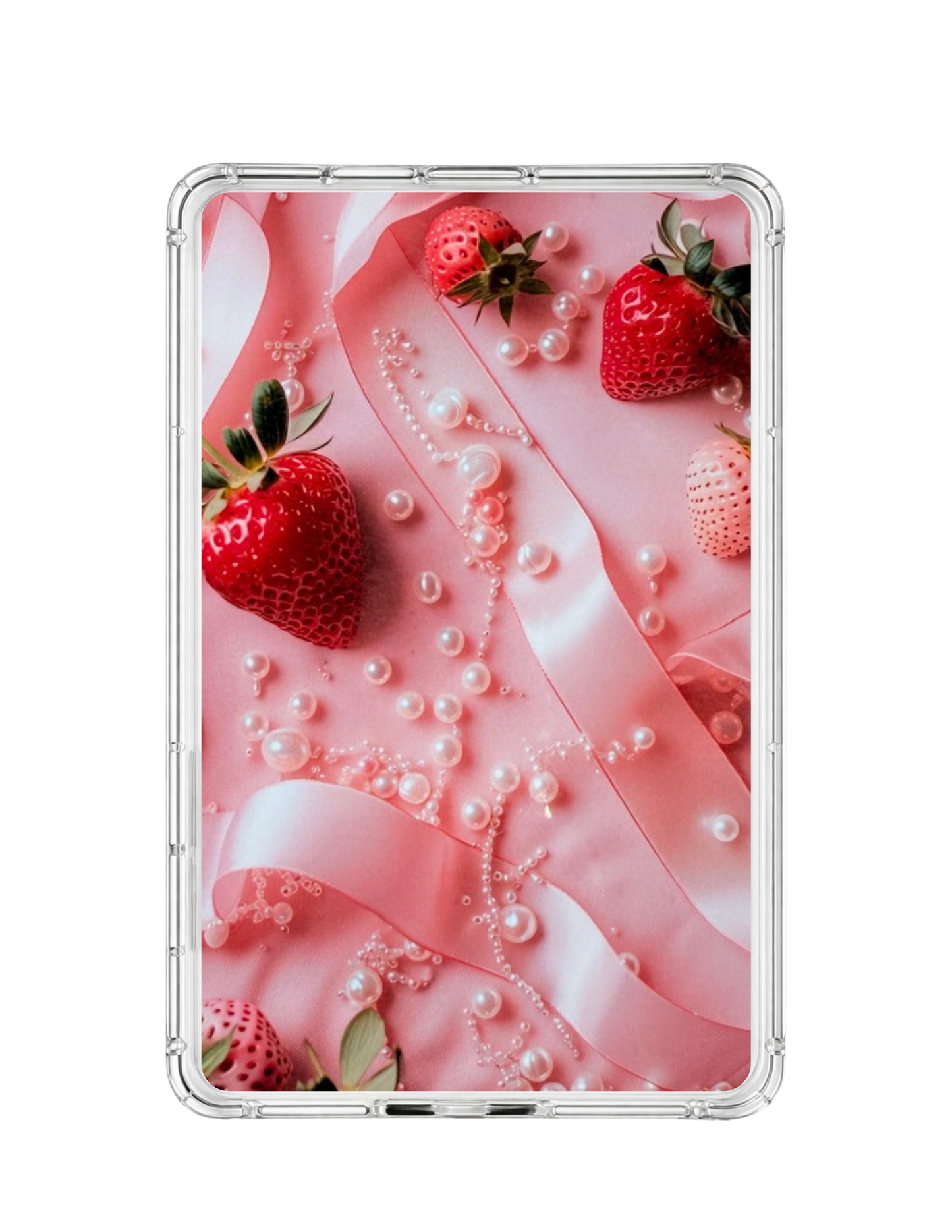 Strawberry Kindle Inserts Bundle (Set of 2) | Coquette Pink Kindle Decor