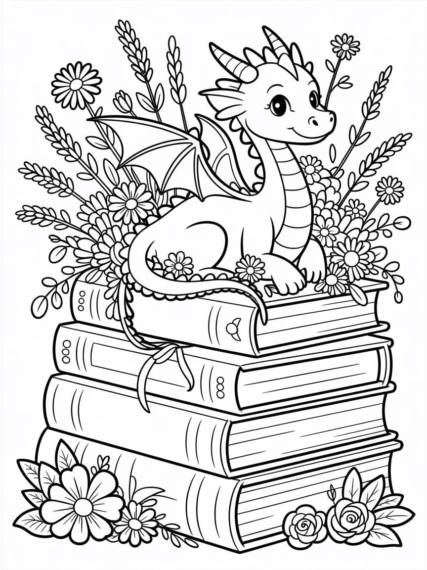 Bookish Coloring Pages | 30 Reading and Library Designs Digital Download __etsy:6843820660