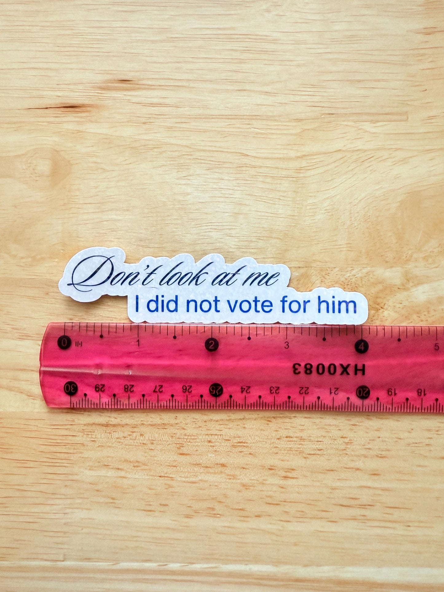 Don’t Look at Me Sticker – Political Vinyl Decal for Activists, Laptops & Water Bottles __etsy:6774199710