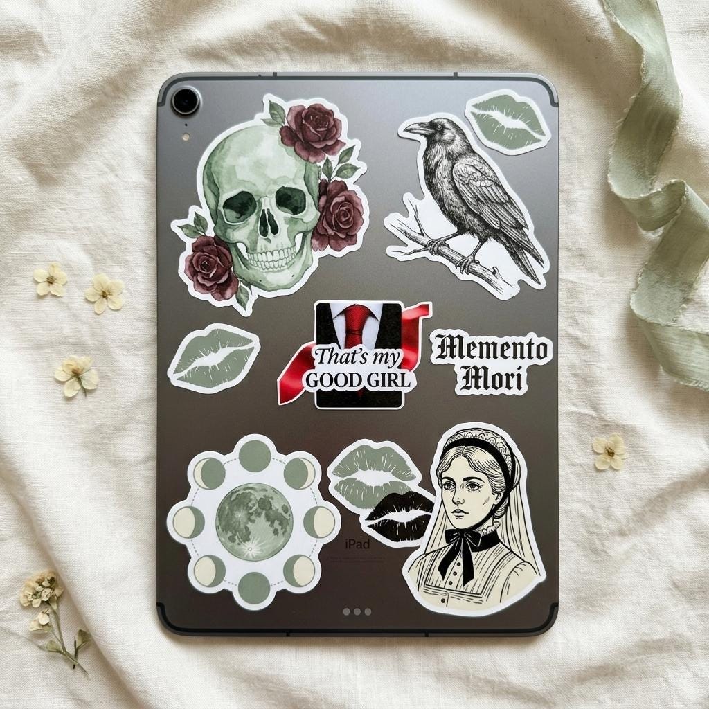 Spicy Romance Sticker Pack: "That's My Good Girl" Vinyl Decals __etsy:8134317142