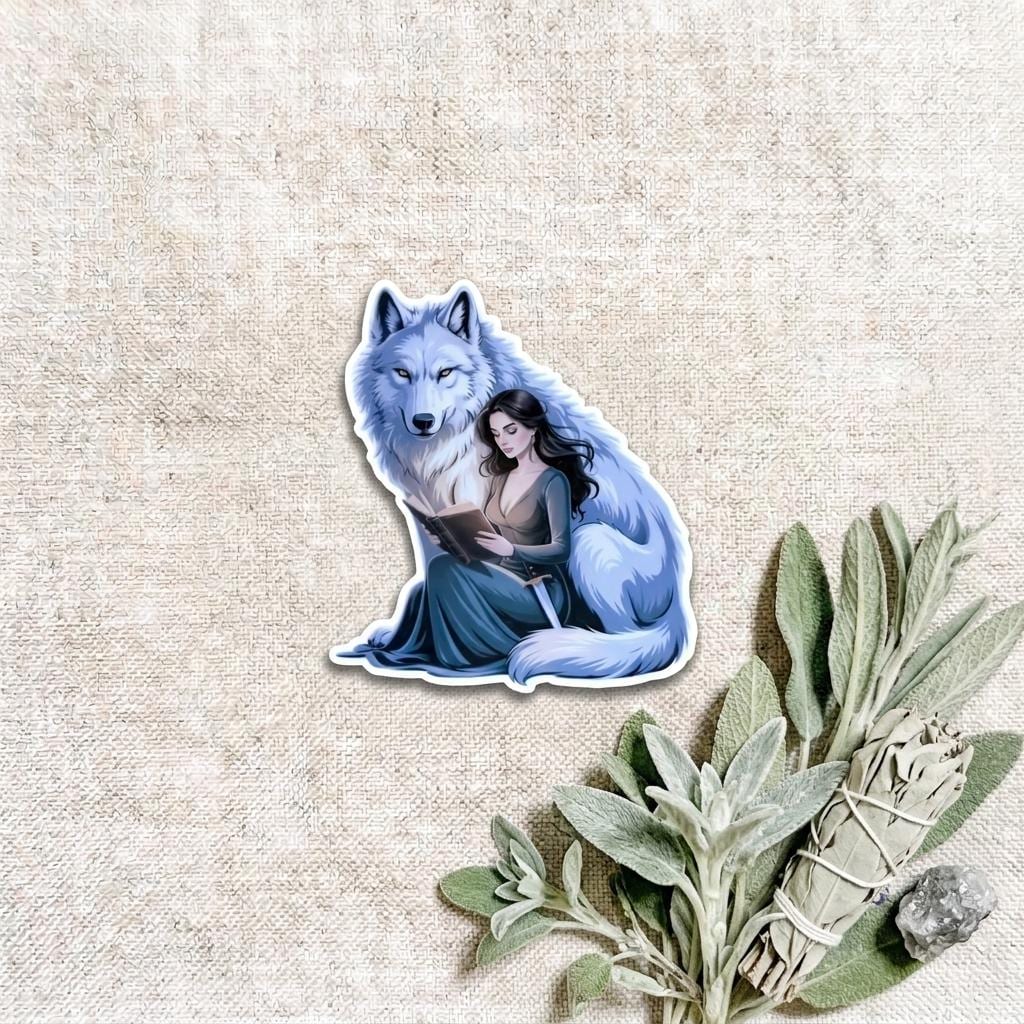 Wolf Sticker Pack, Realistic & Bookish Vinyl Decals, Waterproof for Kindle, Laptop, Water Bottle __etsy:8141298146
