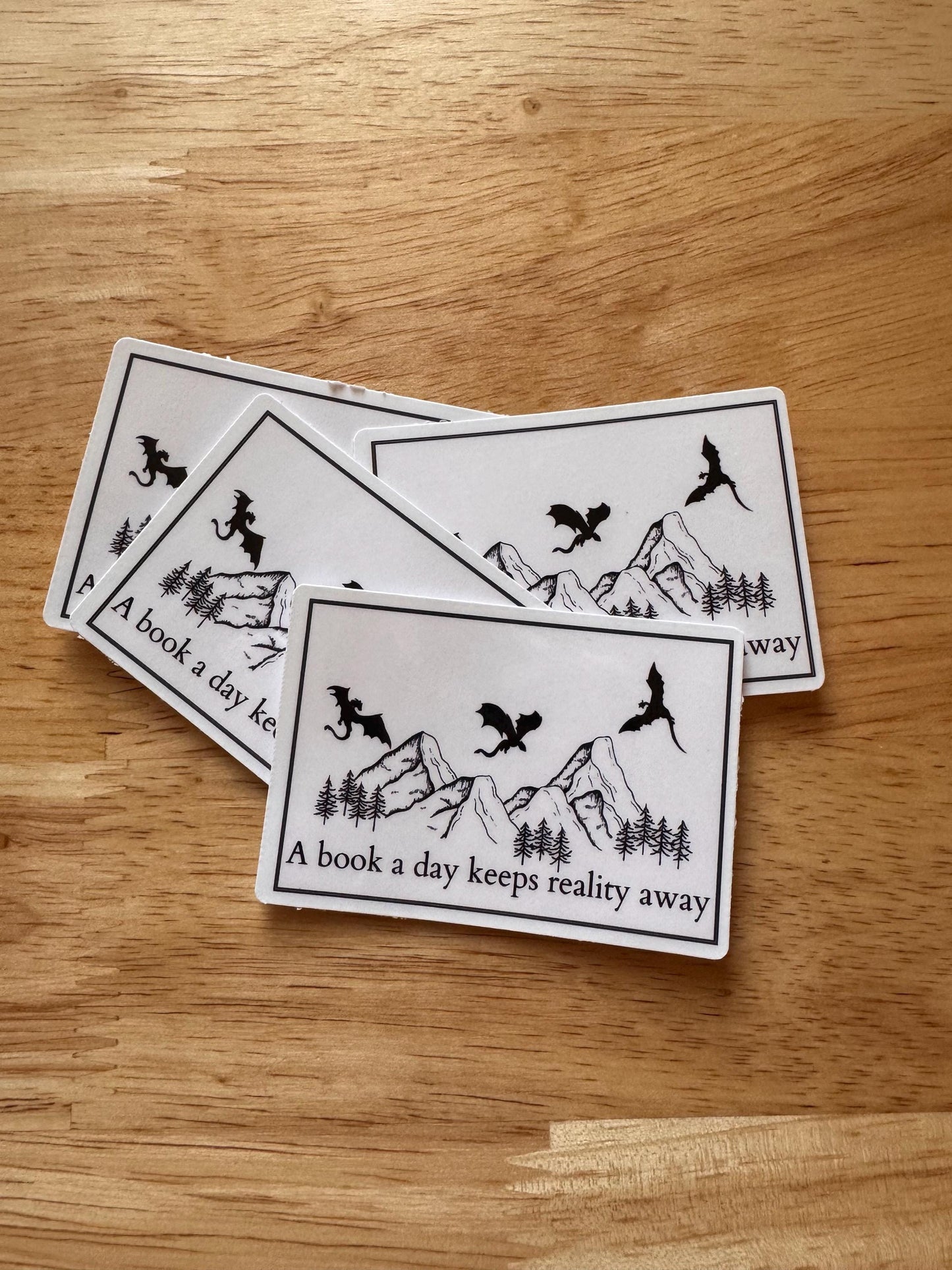 Fourth Wing Dragon Sticker – Fantasy Vinyl Decal for Book Lovers & Romantasy Fans - The Sticker Era