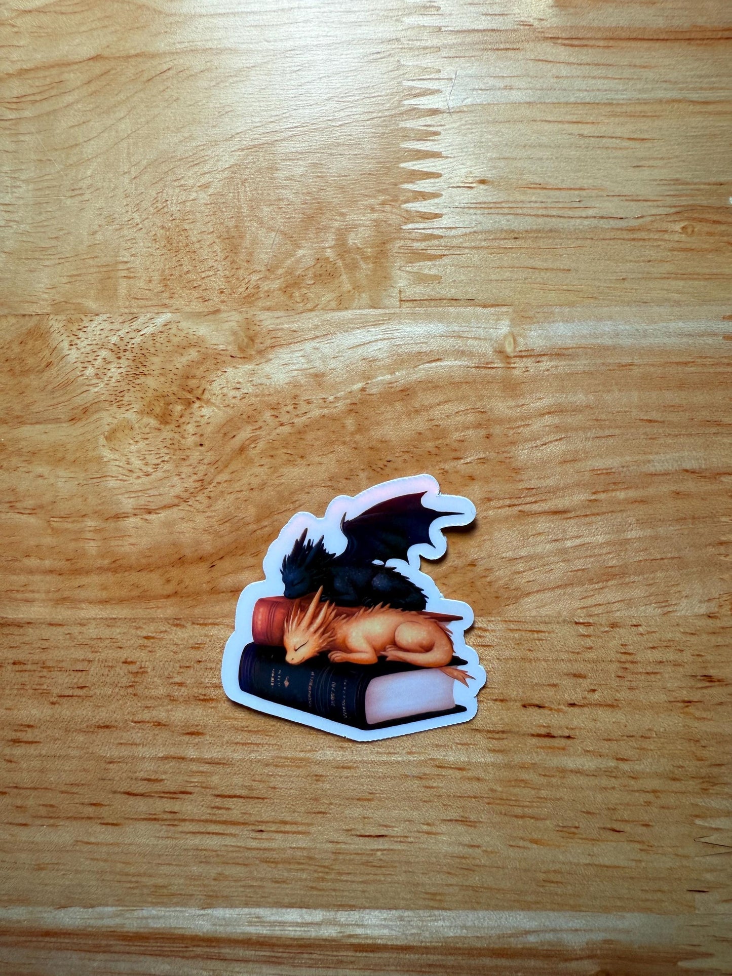 Fourth Wing Decal – Dragon and Bookish Vinyl Sticker for Fantasy Fans & Readers - The Sticker Era