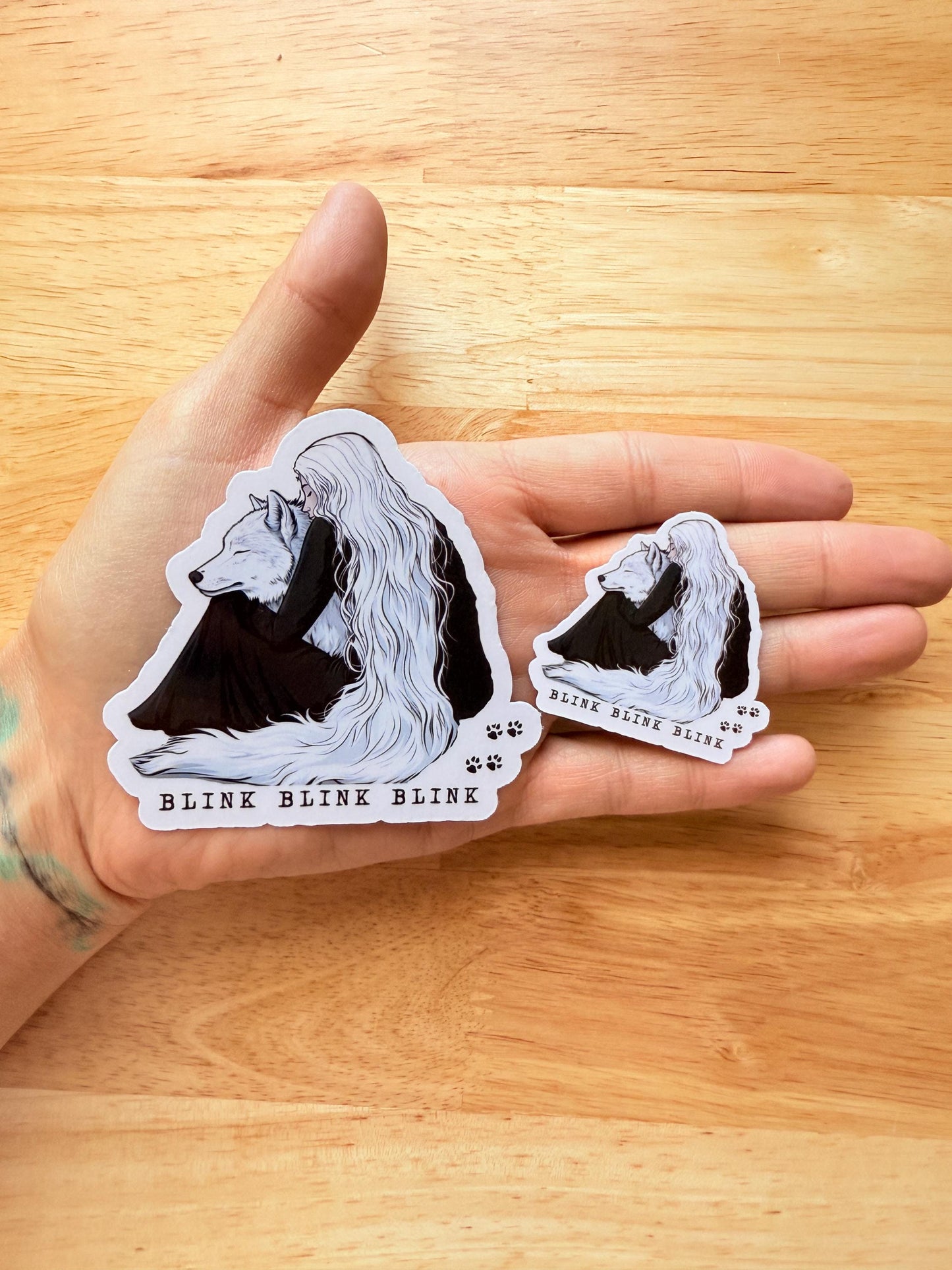 Sarah J Maas Throne of Glass vinyl sticker rustic display by The Sticker Era