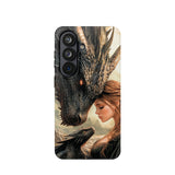 Dragon Romantasy Phone Case – MagSafe Compatible Tough Case, Bookish Fantasy Reader Gift for iPhone & Galaxy by The Sticker Era