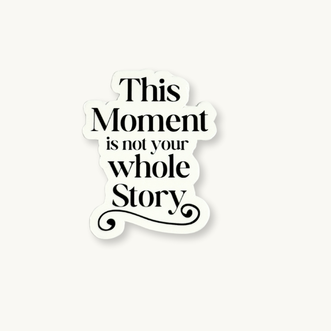 motivational quote vinyl sticker, typography decal