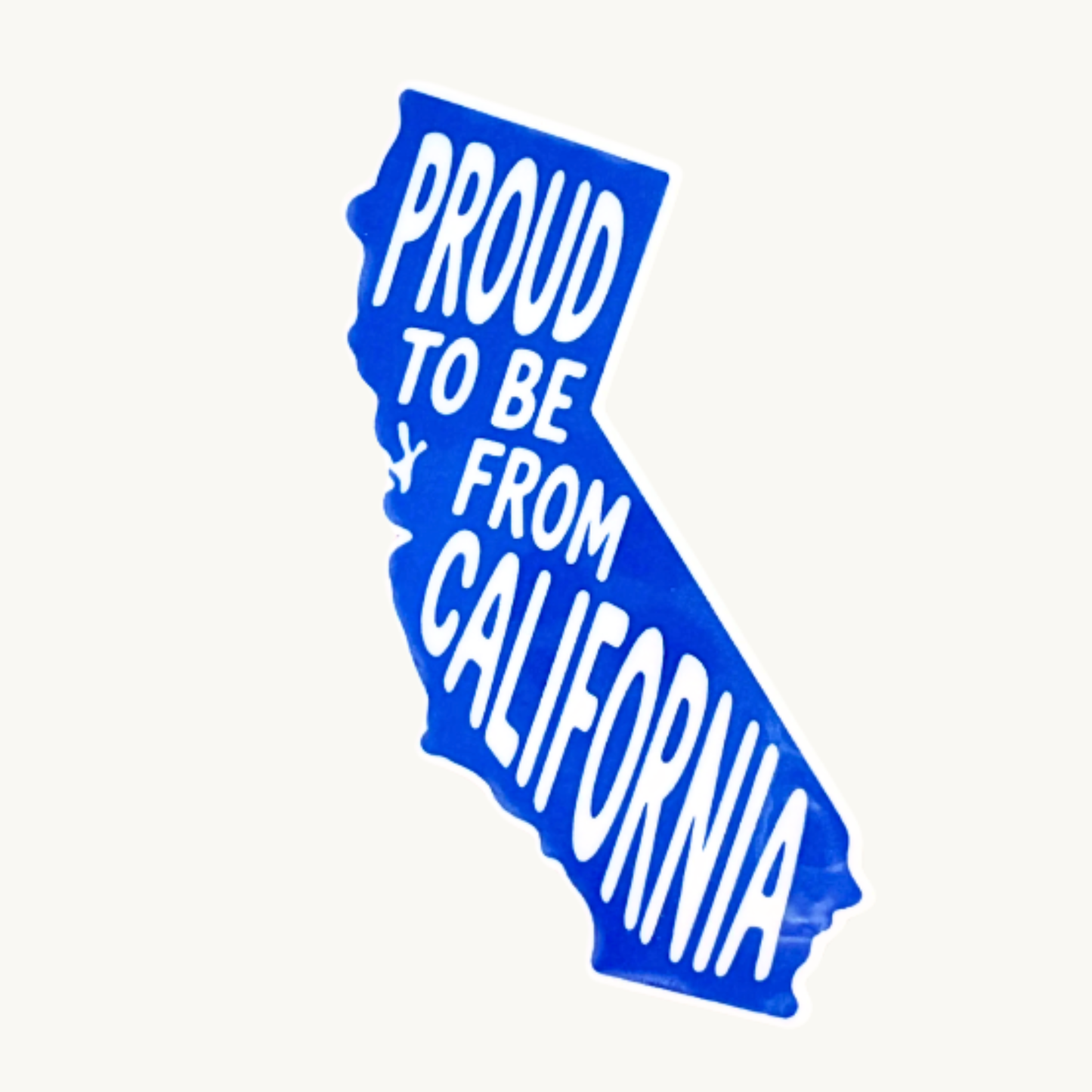 Proud California Sticker | Golden State Pride Vinyl Decal