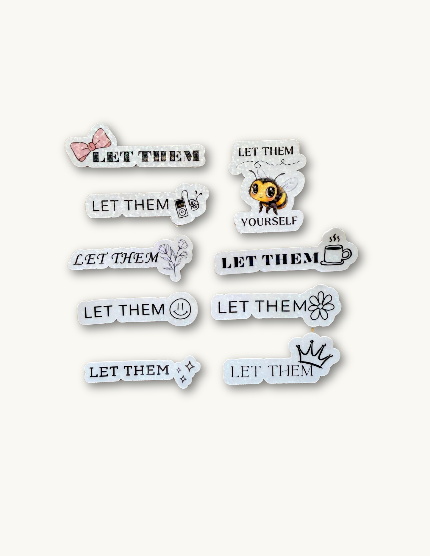Let Them Sticker Pack – Vinyl Decals