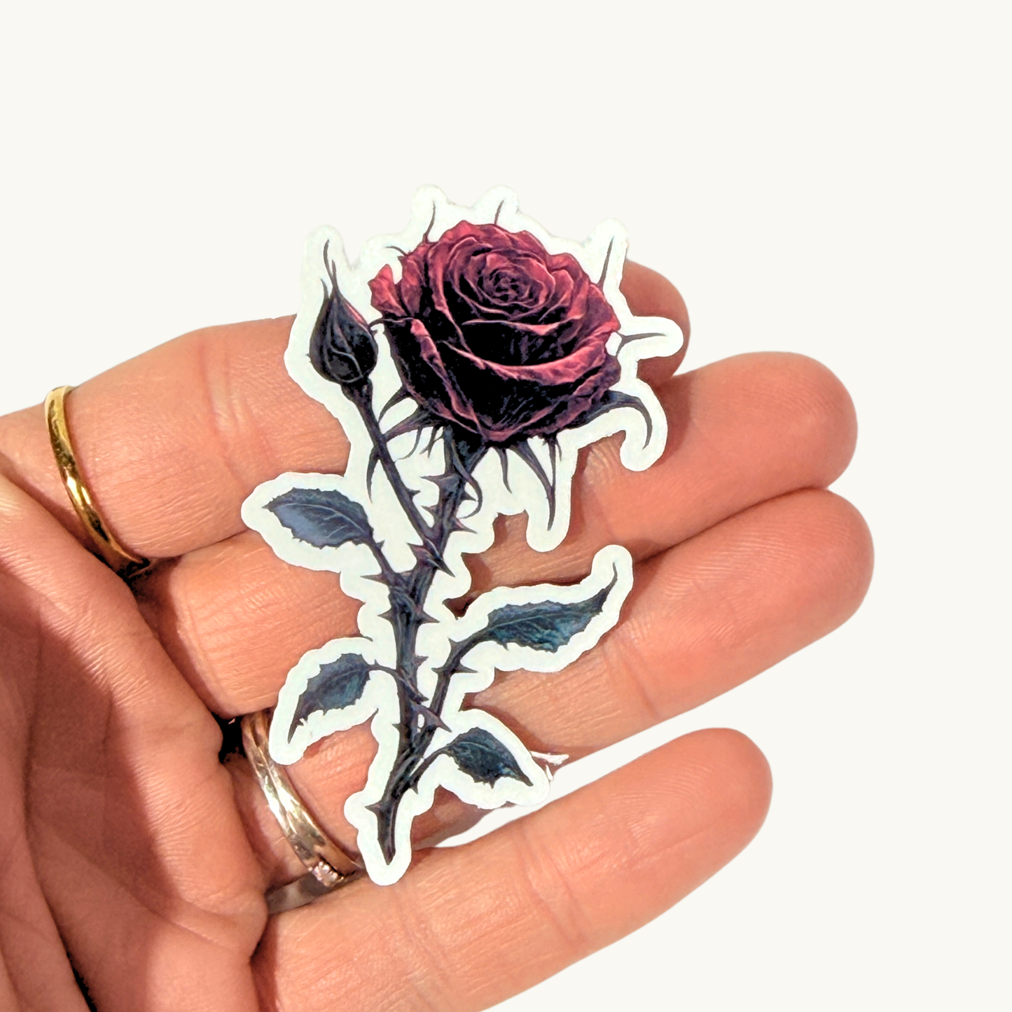 Dark romantasy dragon reader sticker full design booktok decal by The Sticker Era