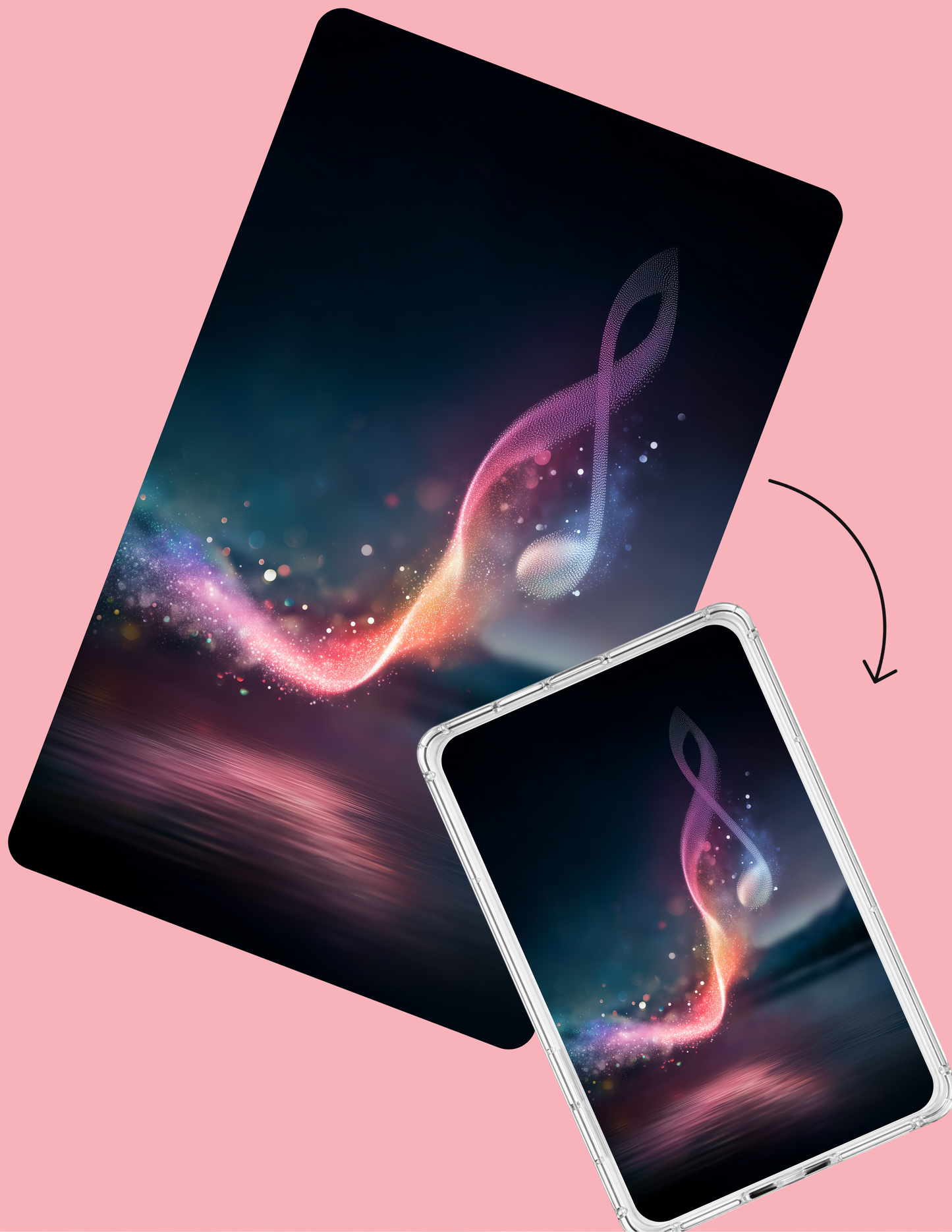 Aesthetic Kindle Inserts Bundle (Set of 2) | Cozy Clear Case Decor