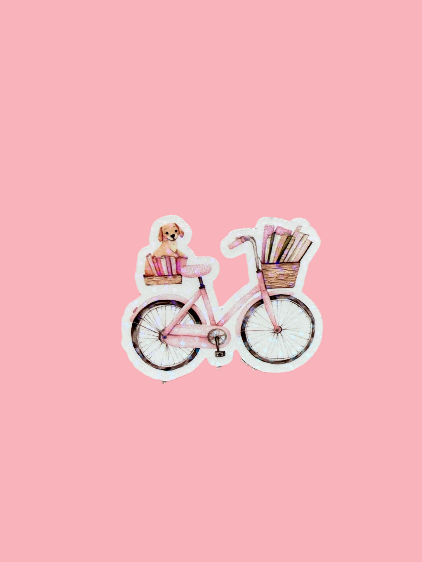 Charming Bicycle Vinyl Decal – Cute Vinyl Sticker for Journals & Laptops - The Sticker Era