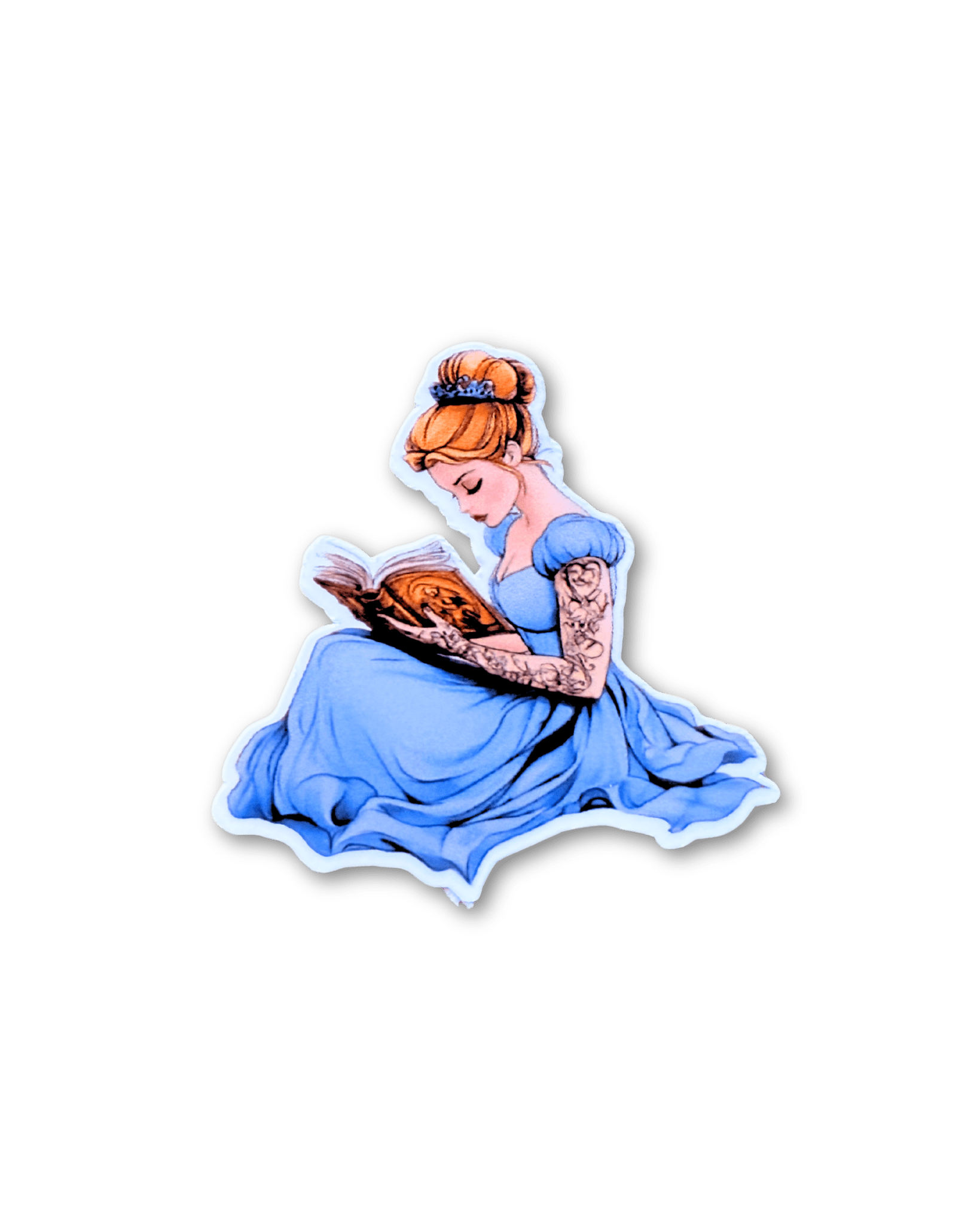 Tattooed Princess Sticker Bundle | 7 Fantasy Reading Stickers by The Sticker Era