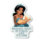Tattooed Princess Sticker Bundle | 7 Fantasy Reading Stickers by The Sticker Era