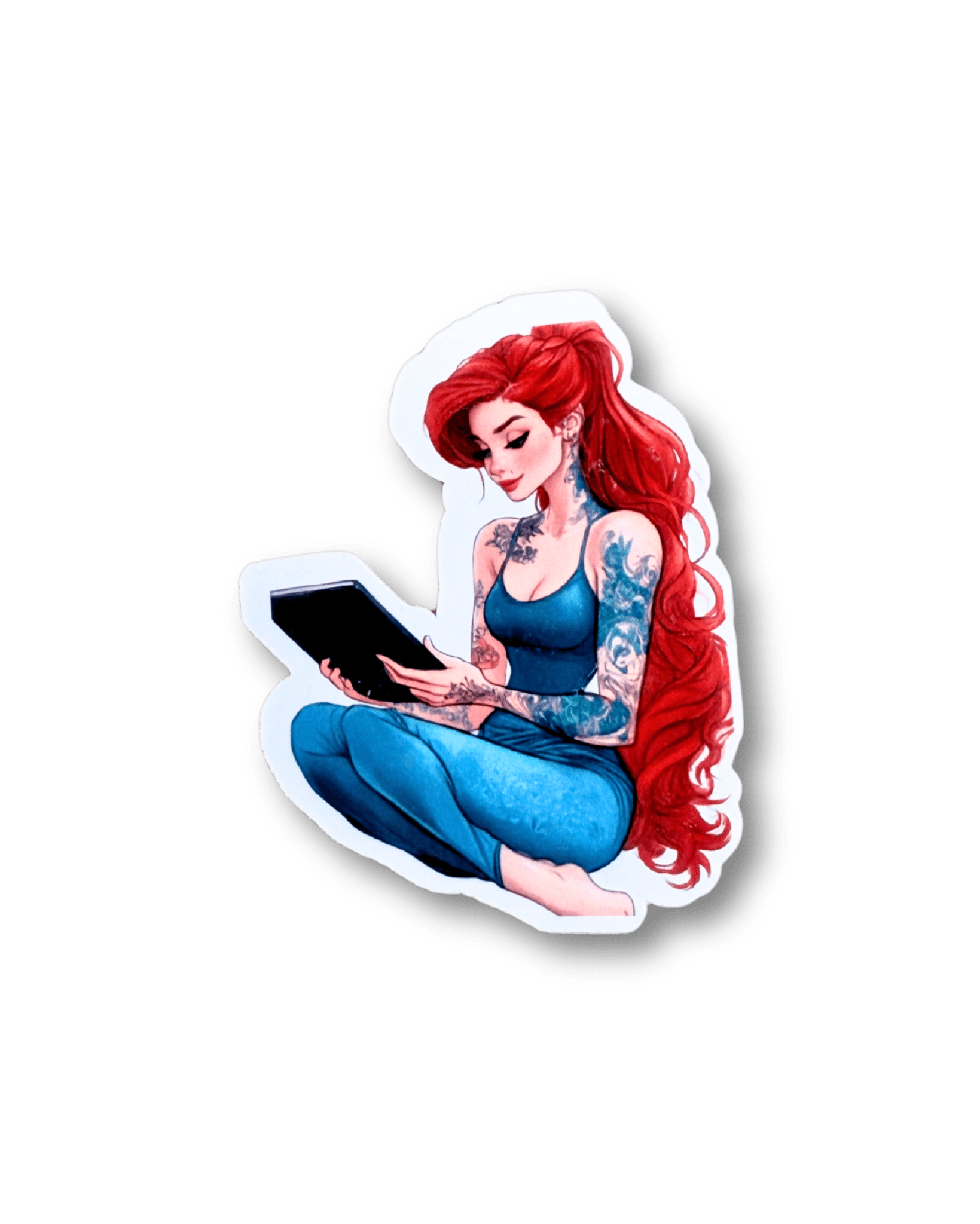 Tattooed Princess Sticker Bundle | 7 Fantasy Reading Stickers by The Sticker Era