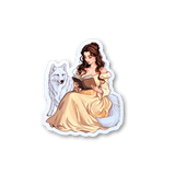 Tattooed Princess Sticker Bundle | 7 Fantasy Reading Stickers by The Sticker Era