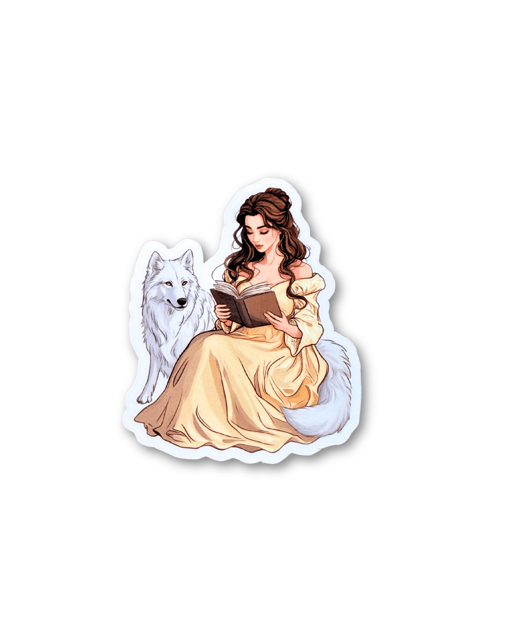 Tattooed Princess Sticker Bundle | 7 Fantasy Reading Stickers by The Sticker Era