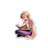 Tattooed Princess Sticker Bundle | 7 Fantasy Reading Stickers by The Sticker Era