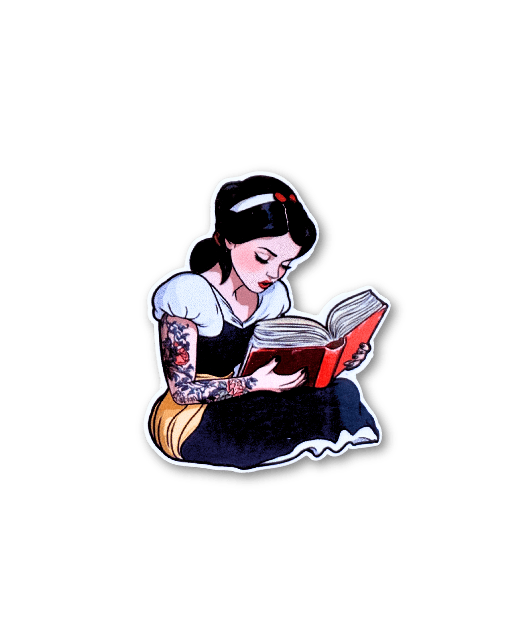 Tattooed Princess Sticker Bundle | 7 Fantasy Reading Stickers by The Sticker Era
