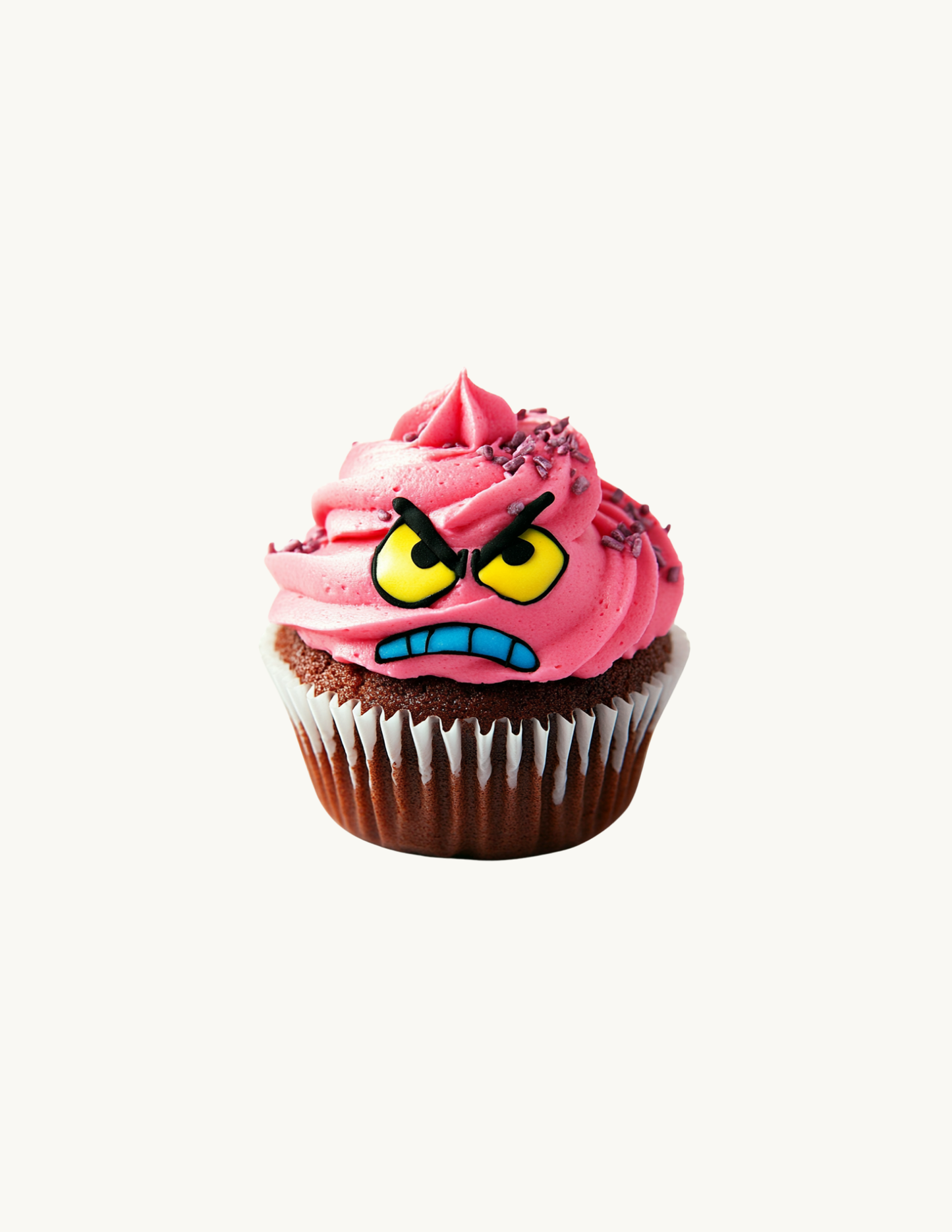 Funny Cupcake Sticker Pack | Emotionally Chaotic Dessert Vinyl Decals