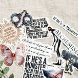 Alchemised Sticker Pack | 8 Dark Romance Bookish Vinyl Stickers – Sticker Era by The Sticker Era