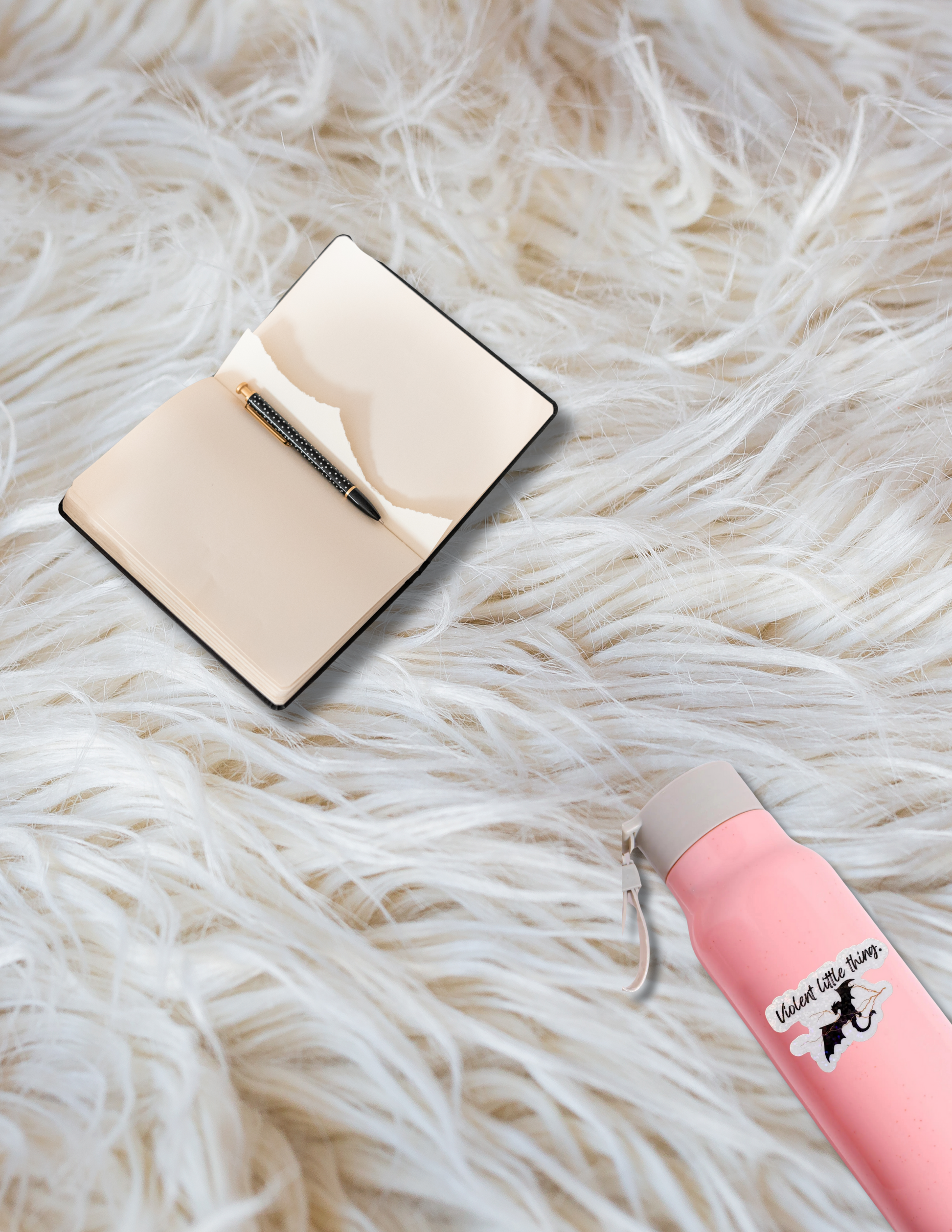 Violent Little Thing" Dragon Sticker | Holographic BookTok Merch Vinyl Decal | Dark Romance Fantasy Edgy Aesthetic Laptop Water Bottle Sticker | 2-inch Size - The Sticker Era