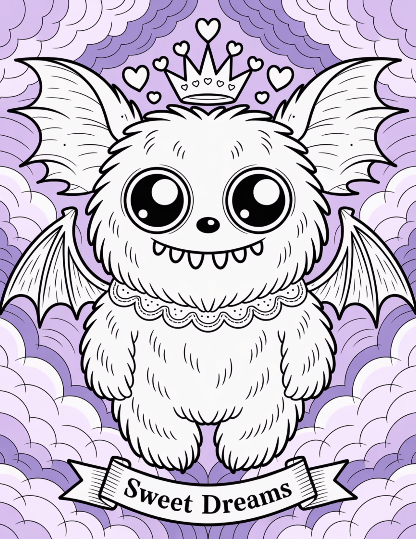 Kiwi Style Digital Coloring Book | 40-Page Cute Monster Spooky Kawaii Printable Pages | Adorable Halloween Adult & Kids Coloring | Instant Download 8.5x11 - The Sticker Era