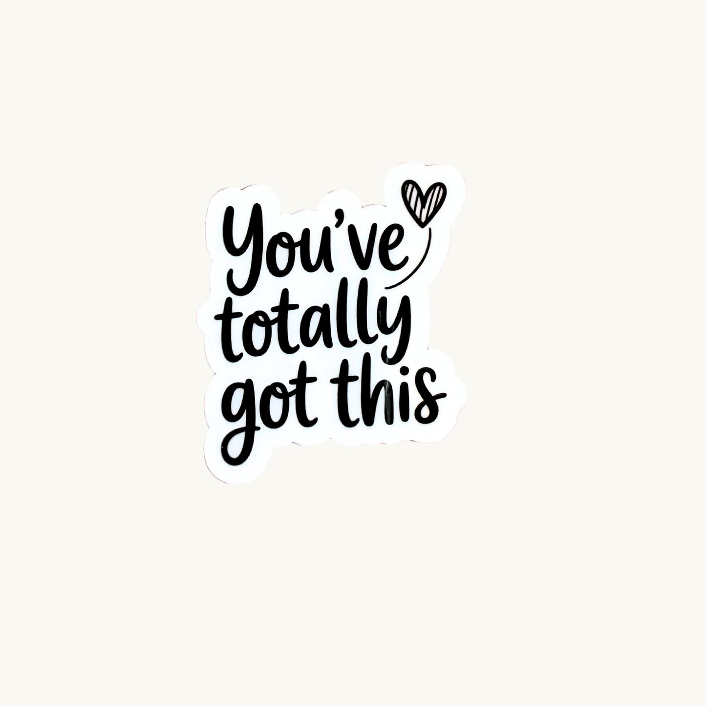 "You Got This" Motivational Sticker Set | Positive Affirmation Vinyl Decal Bundle