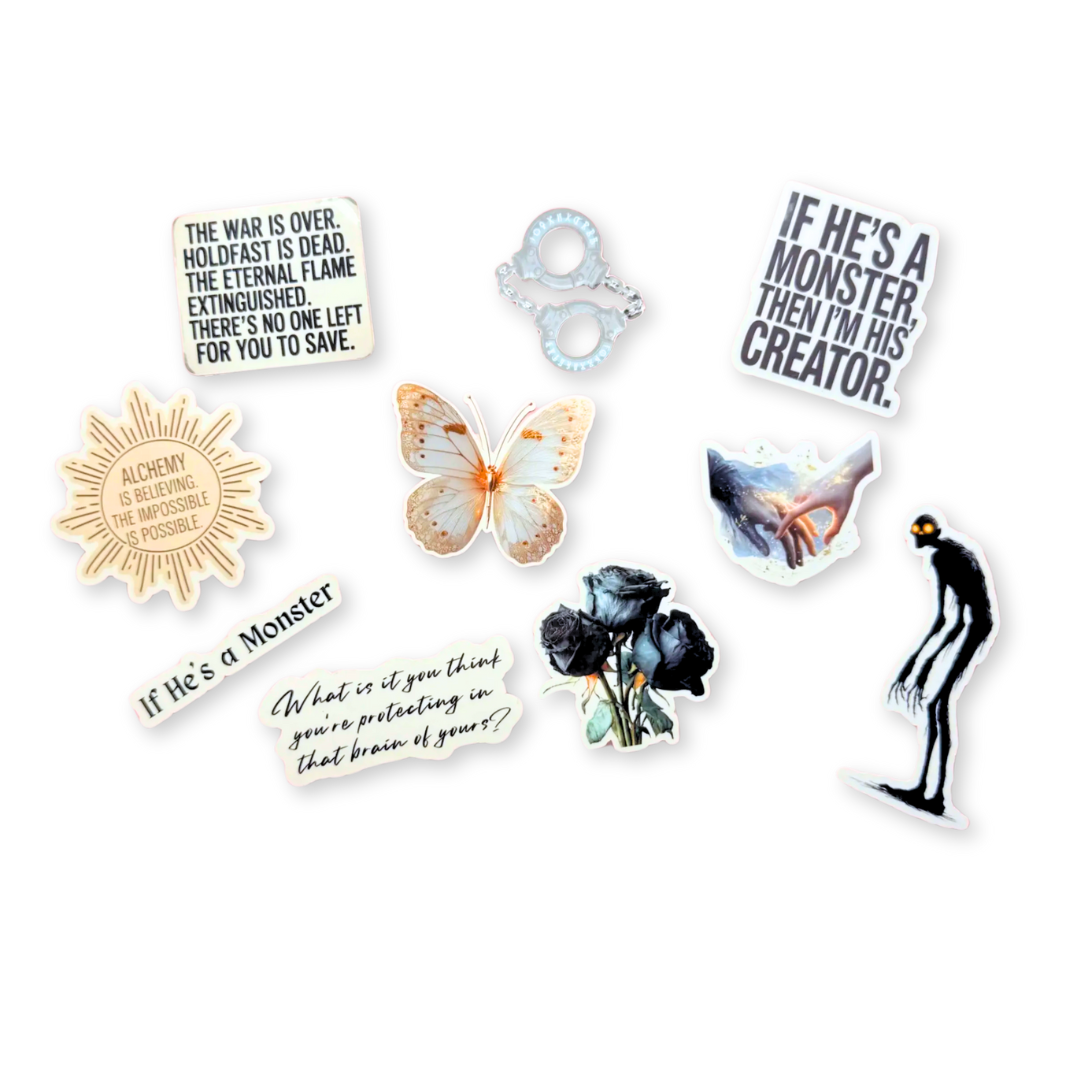 Alchemised sticker pack, vinyl decal set
