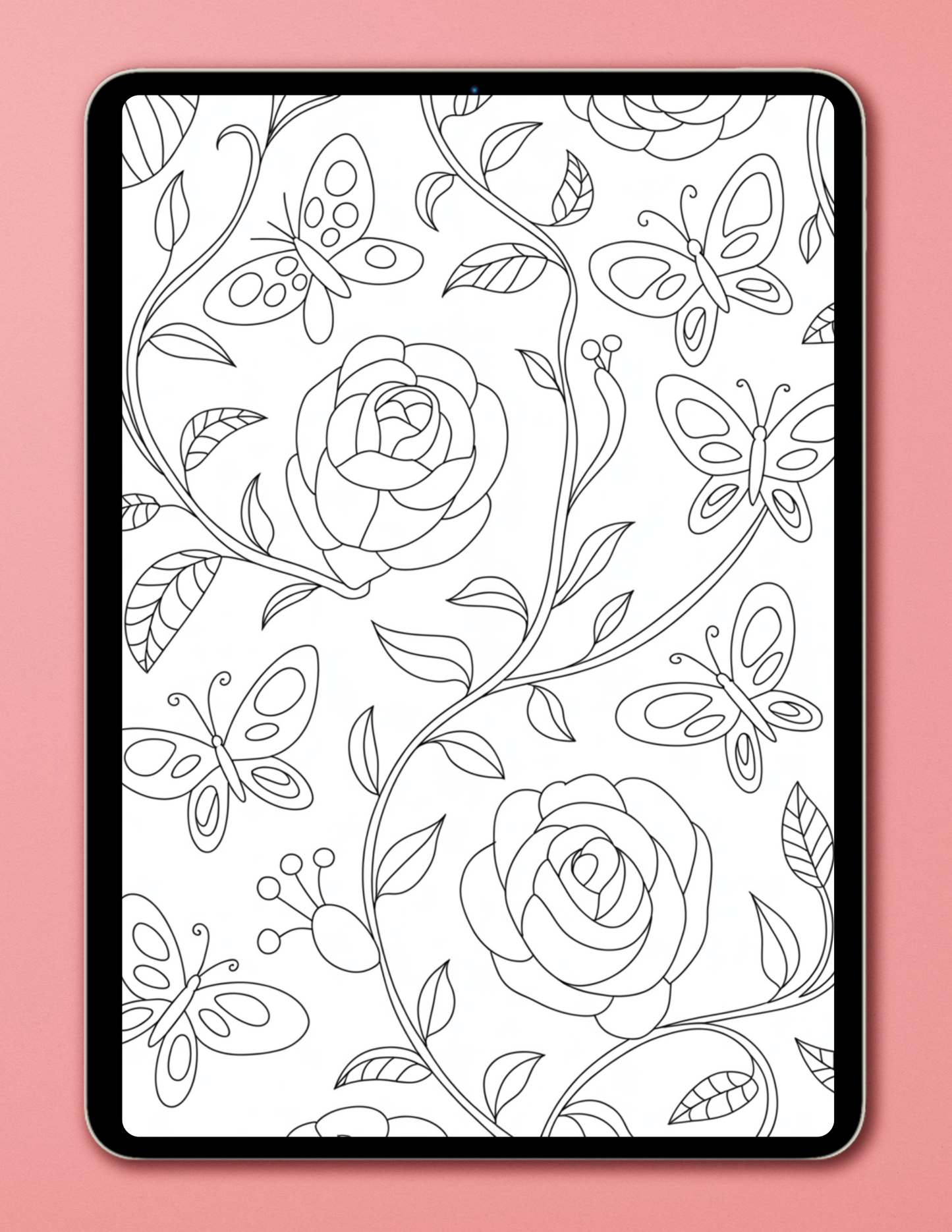 Dragon fly  Digital Coloring Book for adults