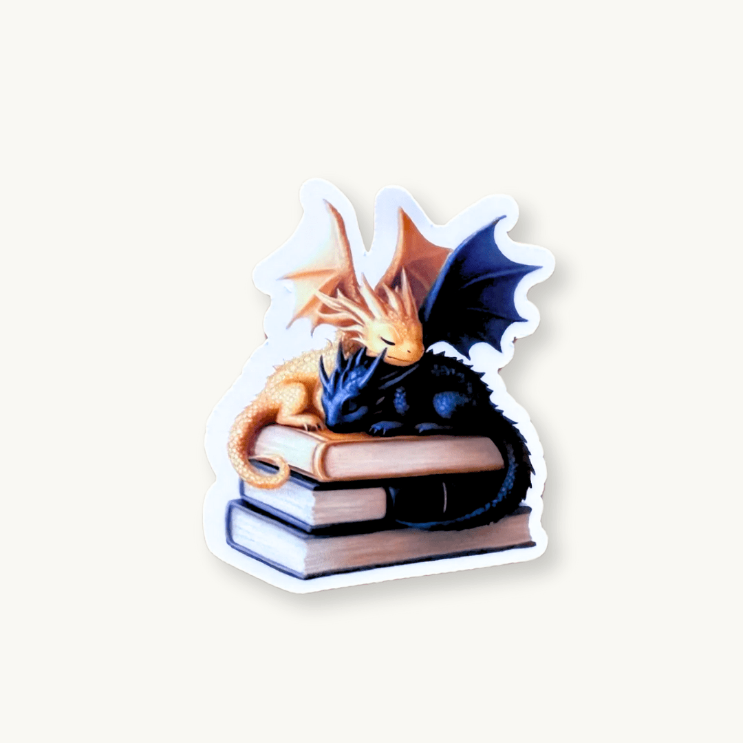 Fourth wing-Inspired Fantasy Book Sticker by The Sticker Era