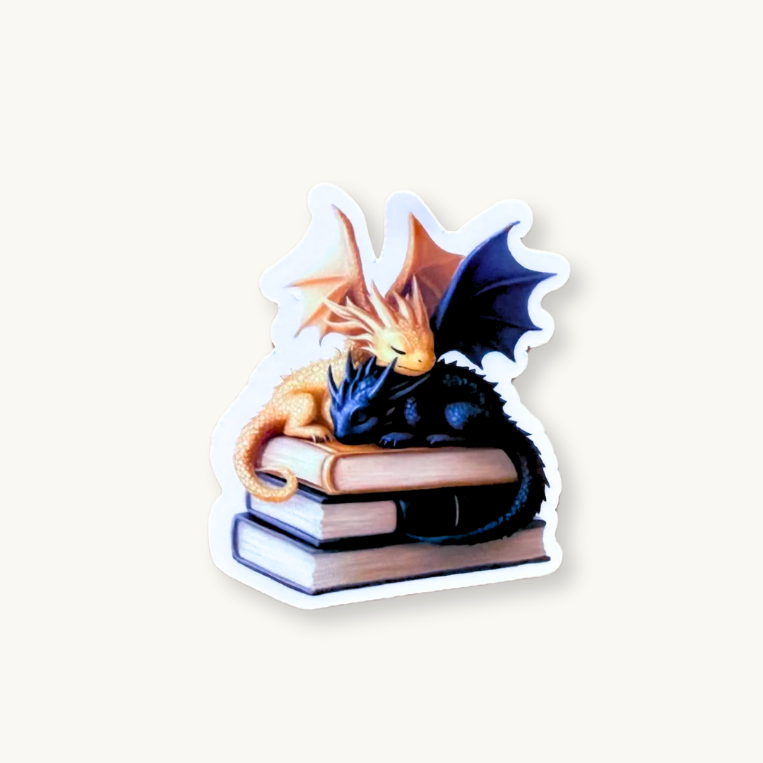 Fourth wing-Inspired Fantasy Book Sticker