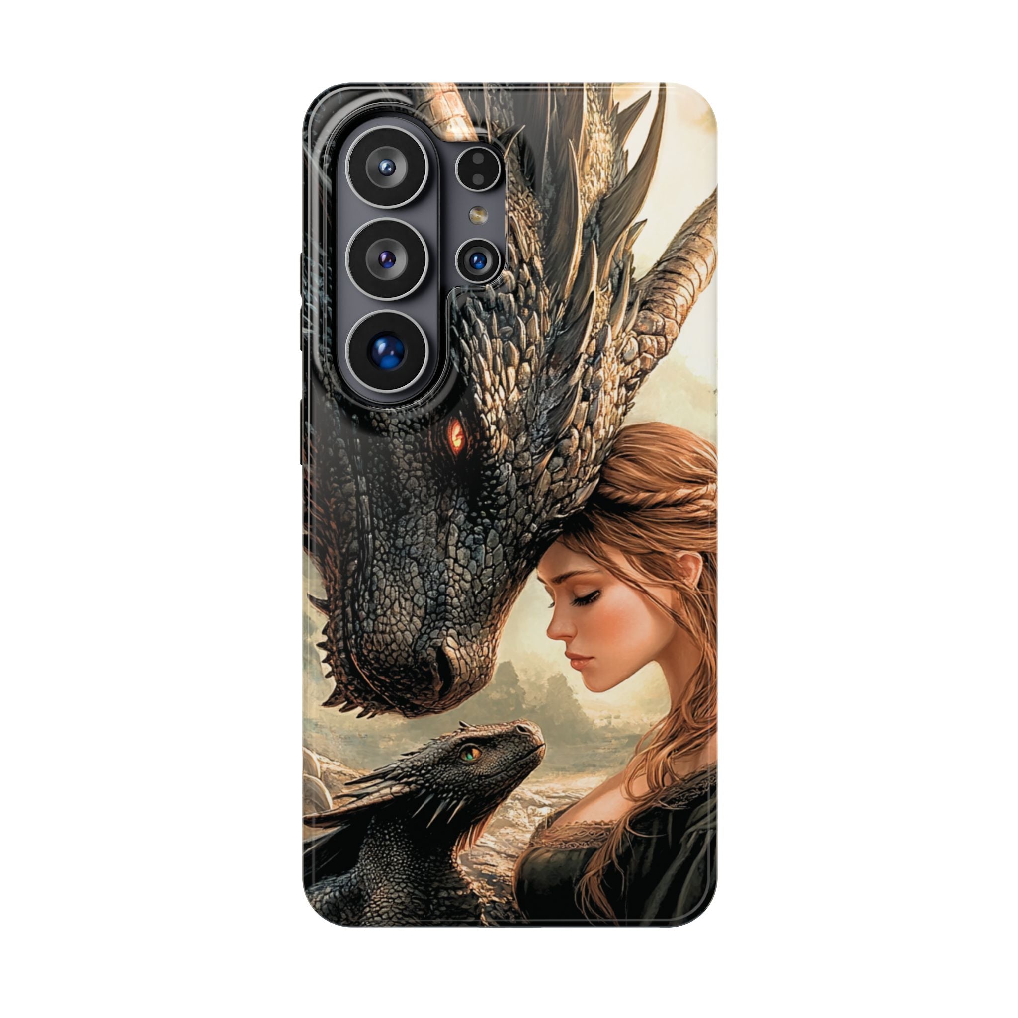Dragon Romantasy Phone Case – MagSafe Compatible Tough Case, Bookish Fantasy Reader Gift for iPhone & Galaxy by The Sticker Era