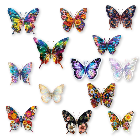 butterfly sticker pack –vinyl decal