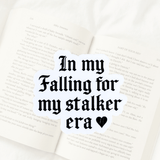 "Stalker Era" Bookish Sticker | Dark Romance Villain Era Vinyl Decal by The Sticker Era