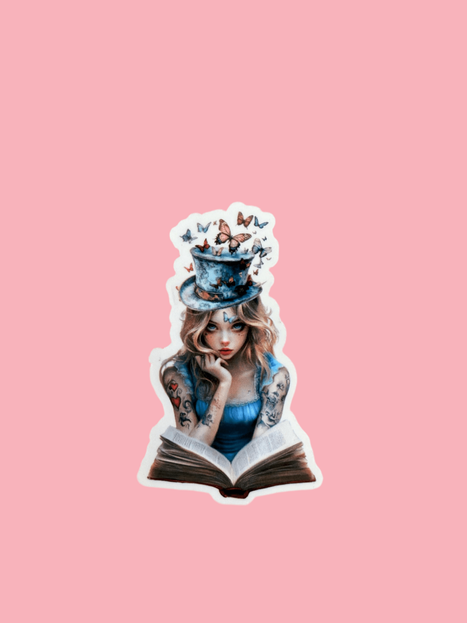 Alice in Wonderland Sticker | Bookish Mad Hatter Vinyl Decal by The Sticker Era