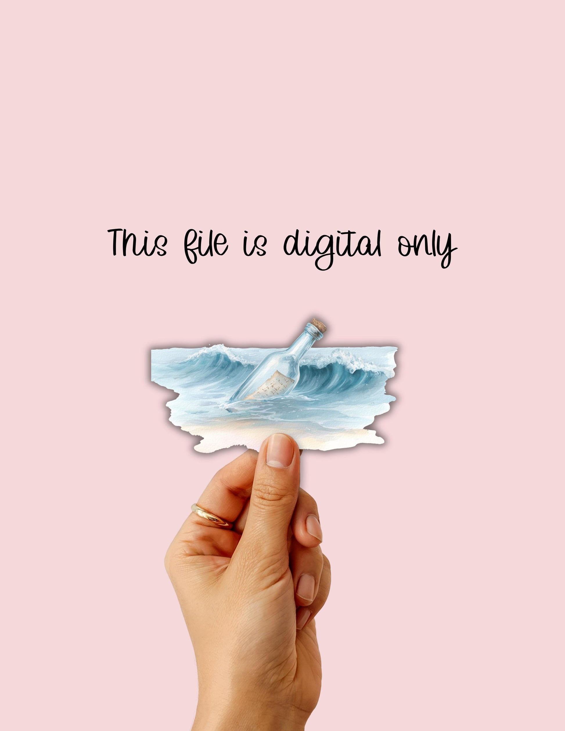 Beach Digital Stickers: Watercolor Ocean Life Planner, GoodNotes (PNG & PDF Bundle) __etsy:7026983709
