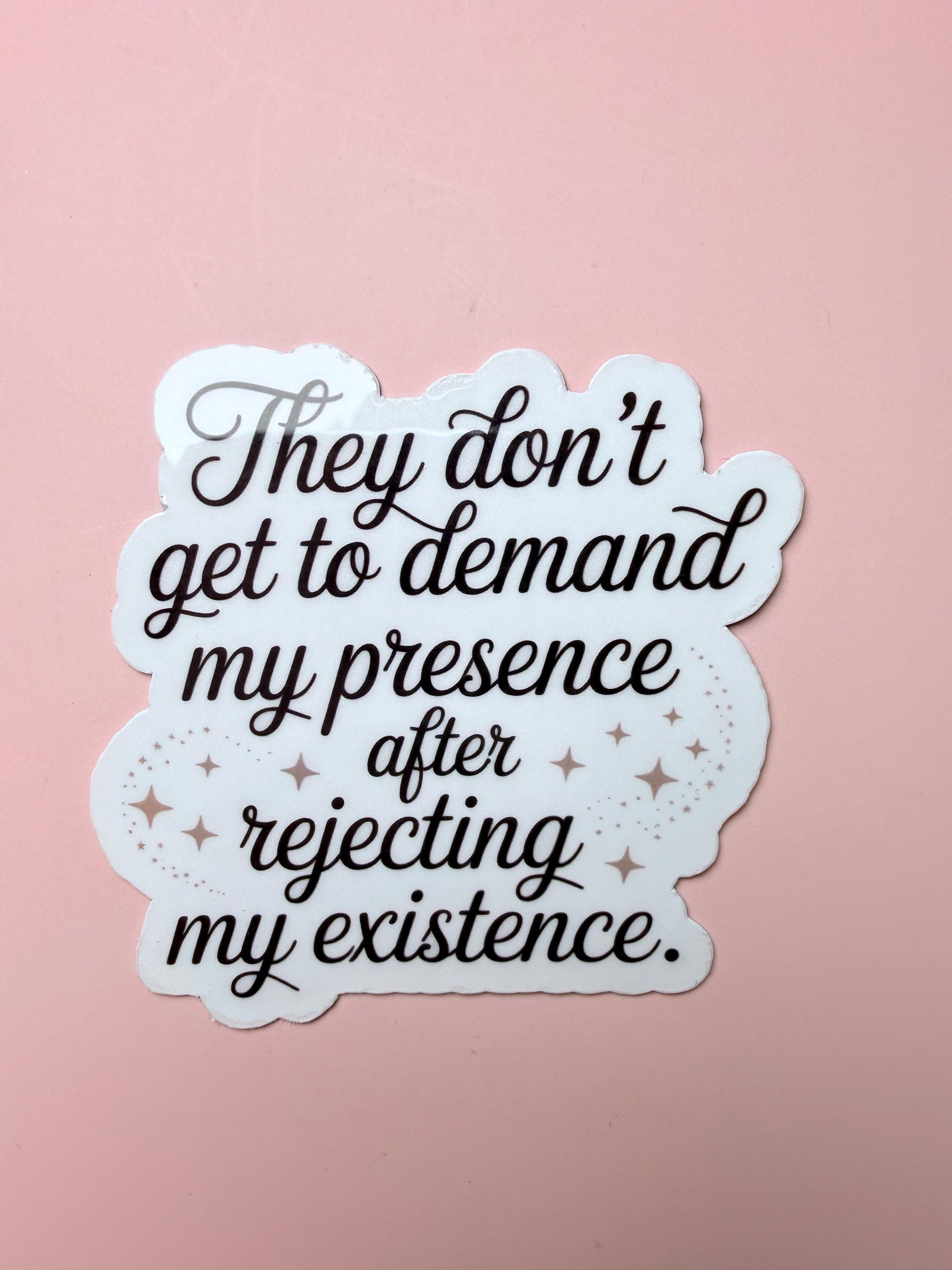 Boundaries Quote Sticker | Waterproof Vinyl Decal with Stars or Roses Design __etsy:7243599110