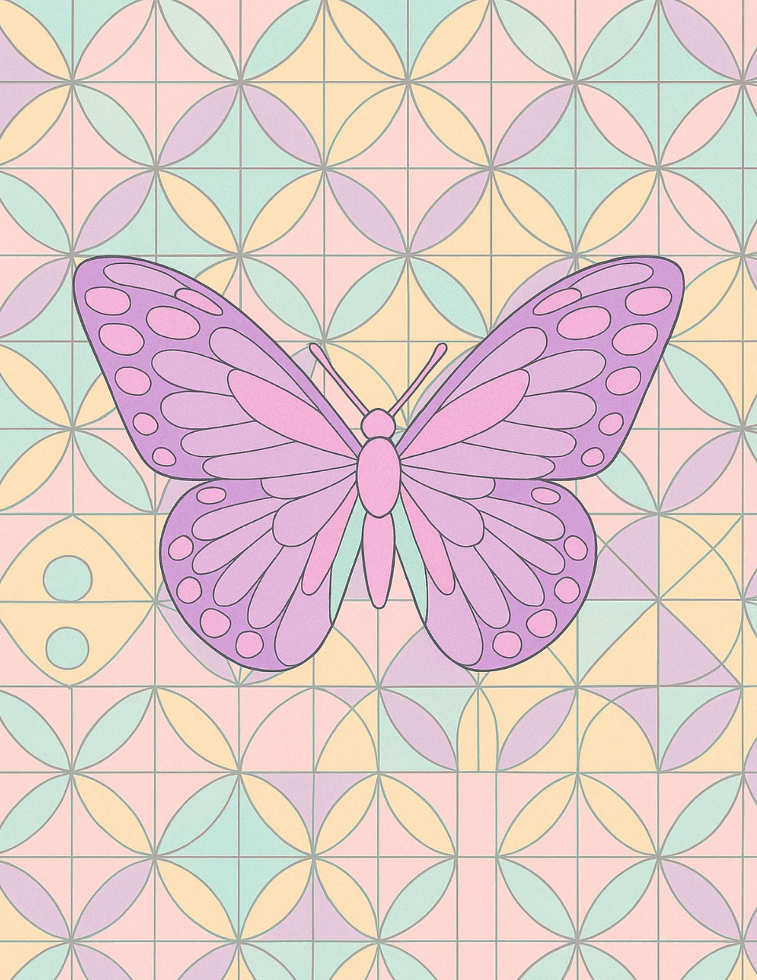 Butterfly Coloring Book: 60 Printable Nature Art Pages (PDF Download) __etsy:6958084731