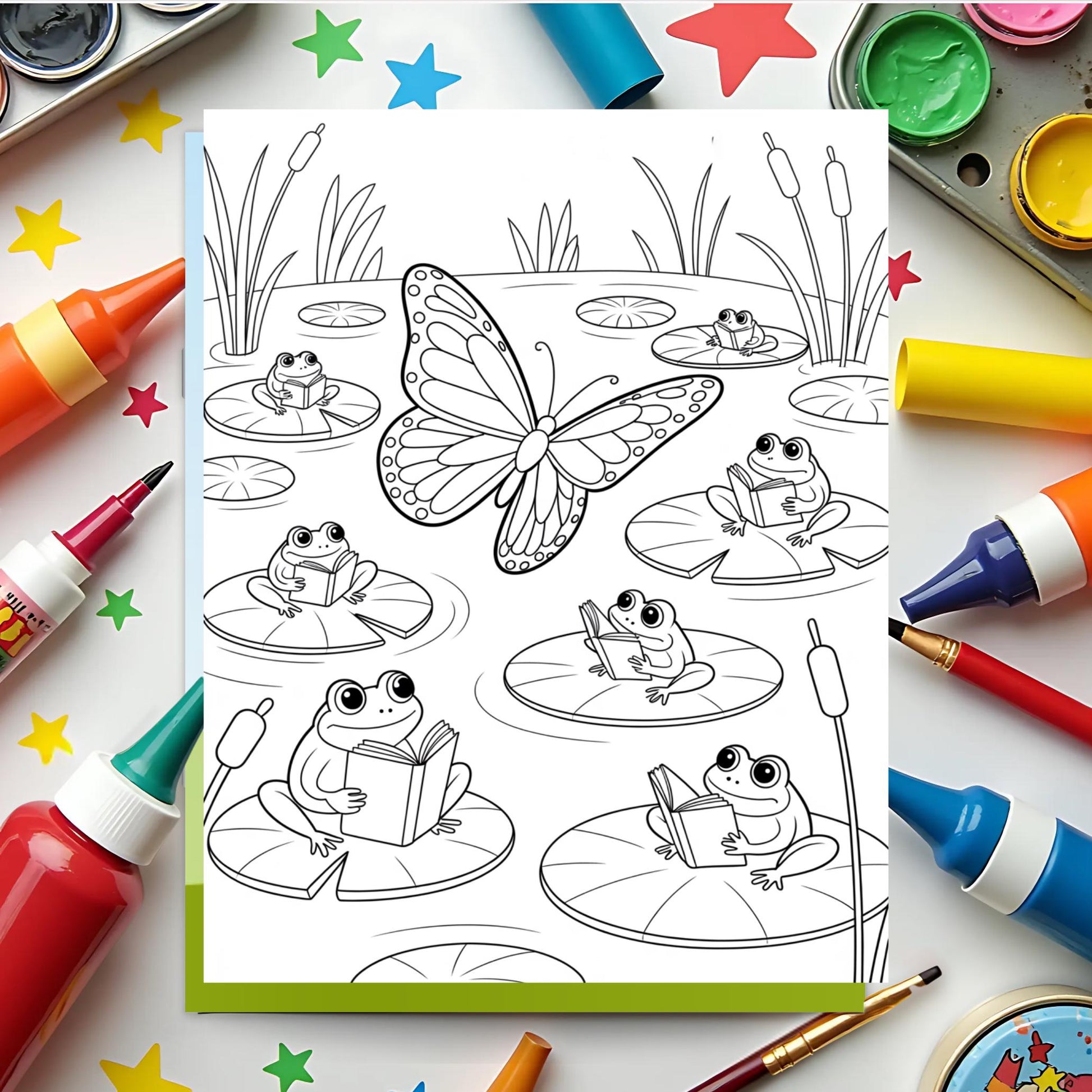 Butterfly Coloring Book: 60 Printable Nature Art Pages (PDF Download) __etsy:7729038802