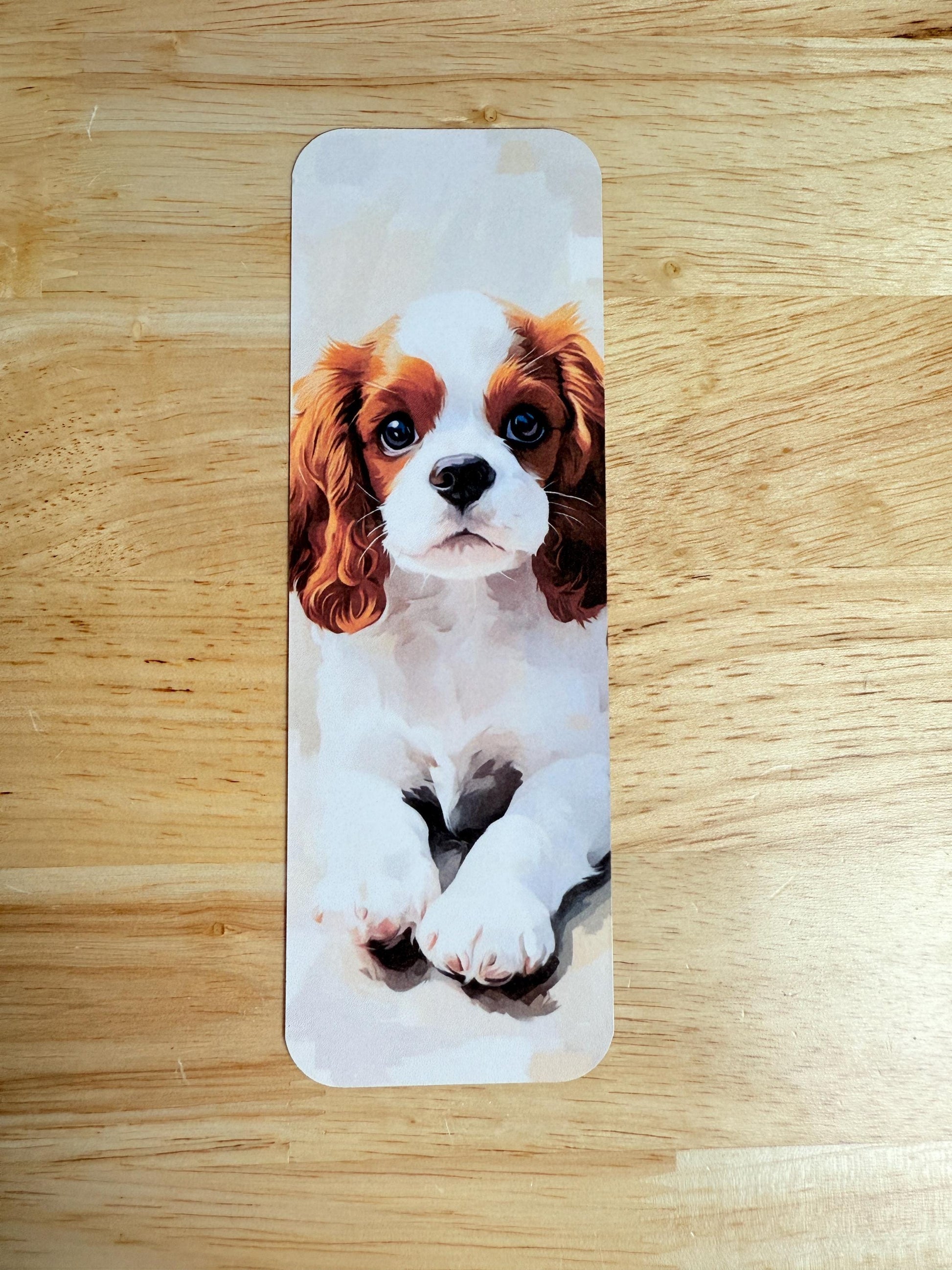 Cavalier King Charles Spaniel Bookmark – Waterproof Vinyl Dog Lover Gift __etsy:6831158507