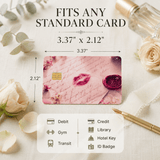 Lipstick Kiss Card Skin – Love Letter Debit & Credit Card Sticker by The Sticker Era