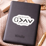 God Is Greater Sticker | Christian Faith Vinyl Decal for Bibles & Laptops by The Sticker Era