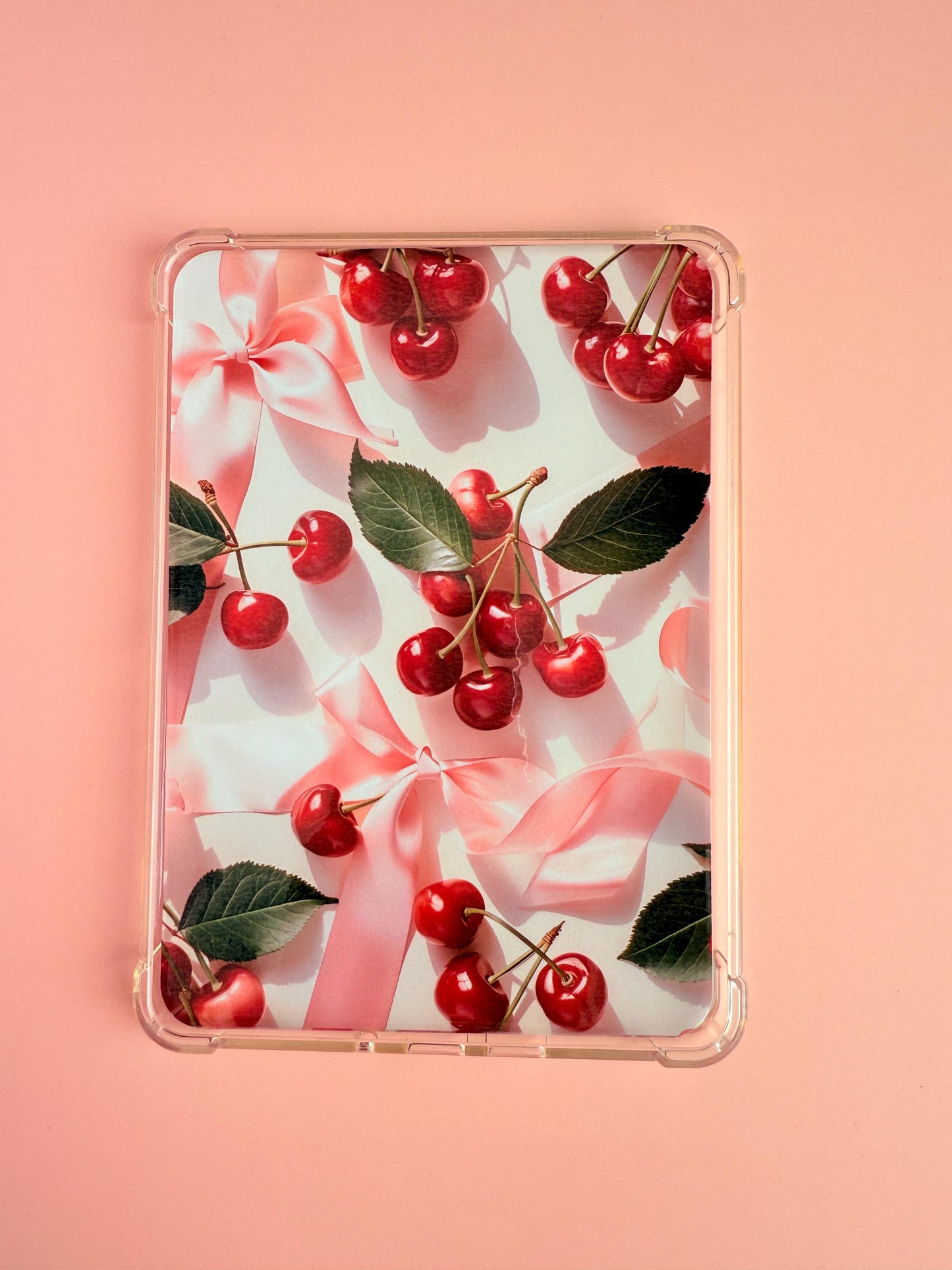 Cherry Bow Kindle Case Insert | Coquette Clear Case Decor __etsy:6881508216