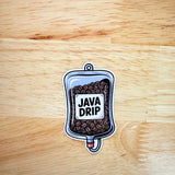 Coffee Sticker, Funny Nurse IV Drip Decal for Water Bottle, Laptop by The Sticker Era