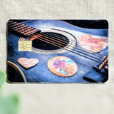 Acoustic Guitar Rose Card Skin by The Sticker Era