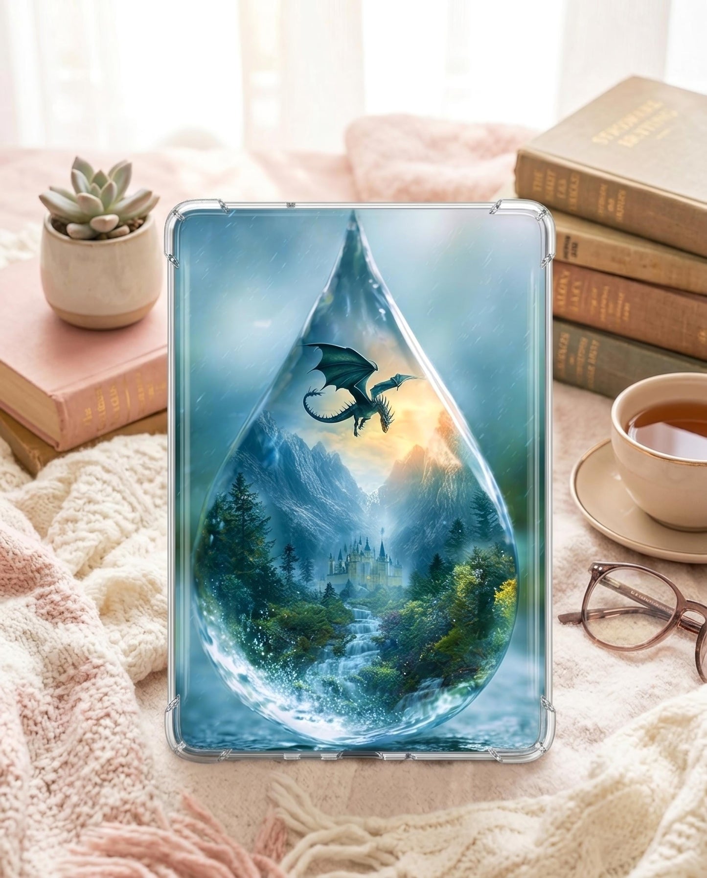 Dragon kindle insert multi-size pack 5 kindle sizes including scribe colorsoft __etsy:8061436507