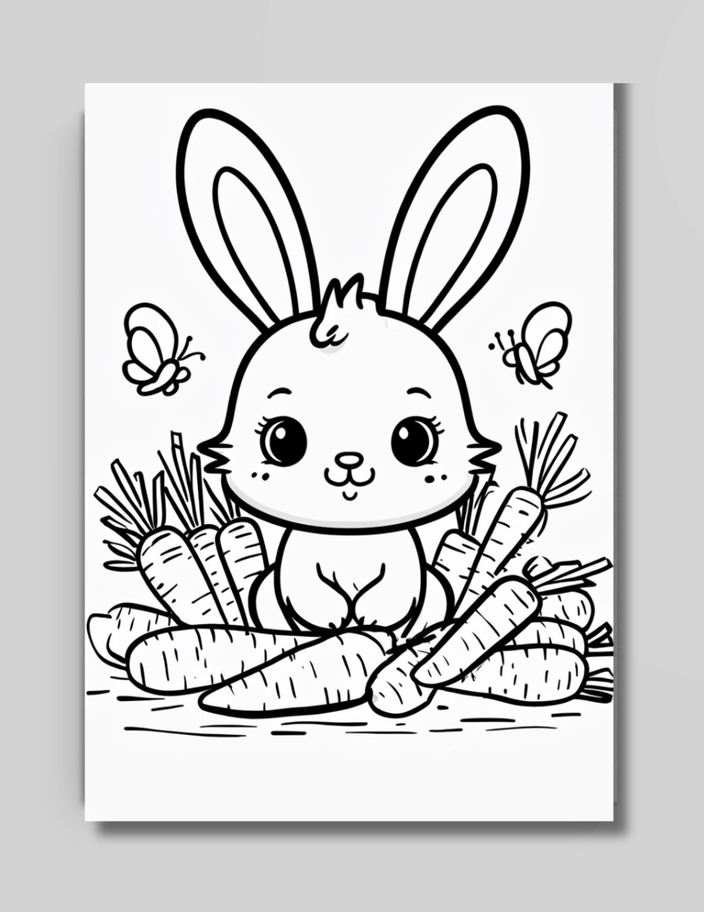 Easter Coloring Book for Kids: Adorable Bunny & Chick Designs (PDF) __etsy:6782676745