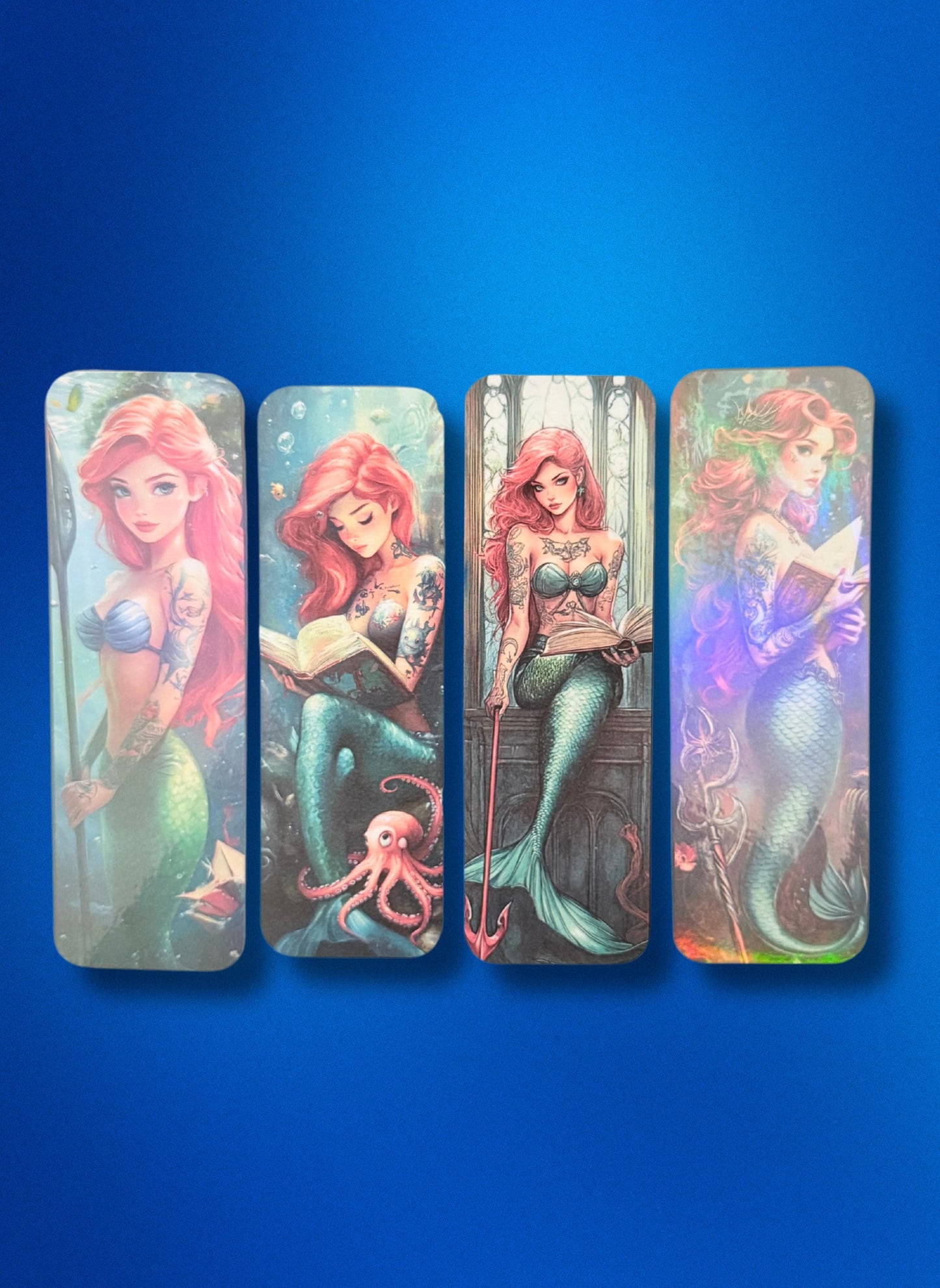 Enchanting Mermaid Bookmark – Magical Vinyl Decal for Book Lovers & Journals __etsy:6782882942