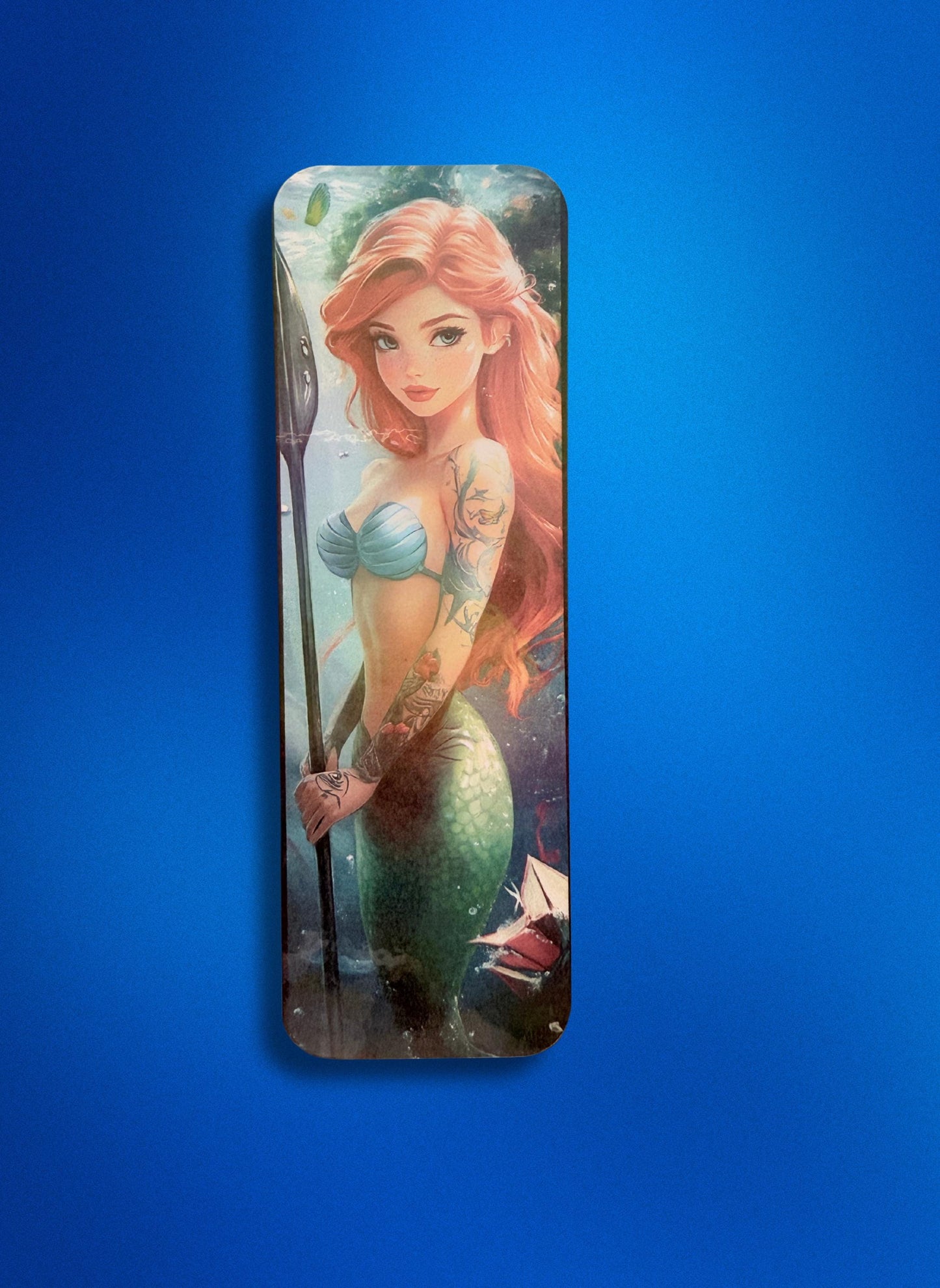 Enchanting Mermaid Bookmark – Magical Vinyl Decal for Book Lovers & Journals __etsy:6782870530