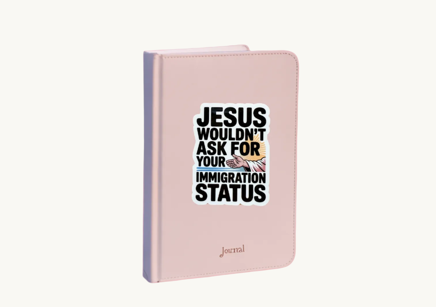 Jesus Wouldn't Ask Your Immigration Status Sticker | Inclusive Christian Vinyl Decal | Faith-Based Social Justice Gift | Compassion Immigration Reform Sticker - The Sticker Era